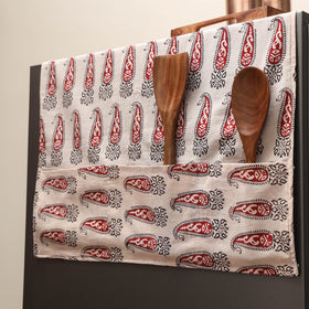 Handmade fridge top cover with multiple pockets 21