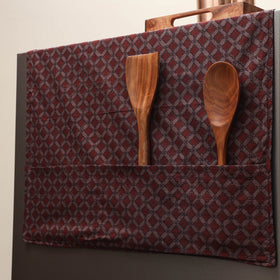 Handmade fridge top cover with multiple pockets 22