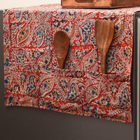 Handmade fridge top cover with multiple pockets 22