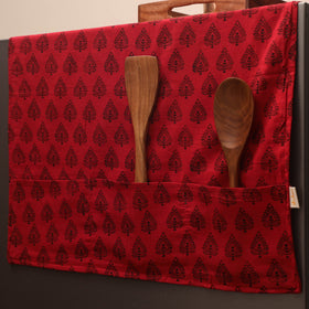 Handmade fridge top cover with multiple pockets 23