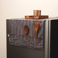 Handmade fridge top cover with multiple pockets 23