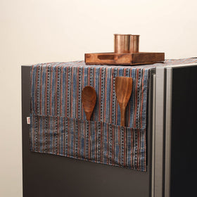 Handmade fridge top cover with multiple pockets 23