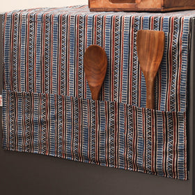 Handmade fridge top cover with multiple pockets 23
