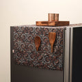Handmade fridge top cover with multiple pockets 24