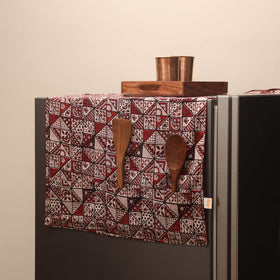 Handmade fridge top cover with multiple pockets 24