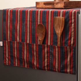 Handmade fridge top cover with multiple pockets 25