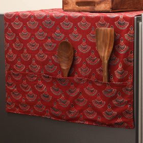 Handmade fridge top cover with multiple pockets 26