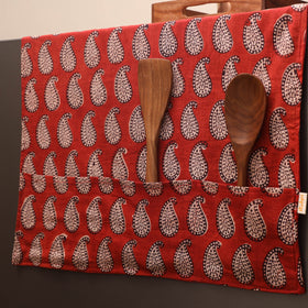 Handmade fridge top cover with multiple pockets 26