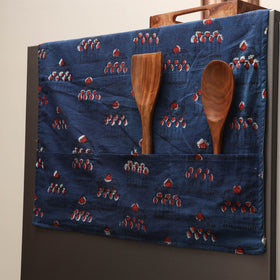 Handmade fridge top cover with multiple pockets 28