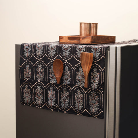 Handmade fridge top cover with multiple pockets 29