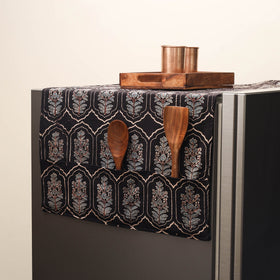 Handmade fridge top cover with multiple pockets 29