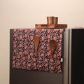 Handmade fridge top cover with multiple pockets 29