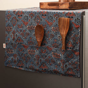 Handmade fridge top cover with multiple pockets 30