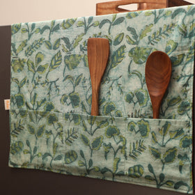 Handmade fridge top cover with multiple pockets 31