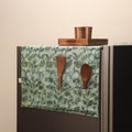 Handmade fridge top cover with multiple pockets 31