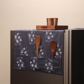 Handmade fridge top cover with multiple pockets 33