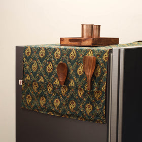 Handmade fridge top cover with multiple pockets 33