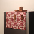Handmade fridge top cover with multiple pockets 34