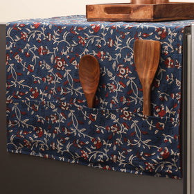 Handmade fridge top cover with multiple pockets 35