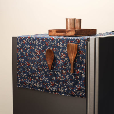 Handmade fridge top cover with multiple pockets 35