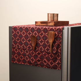 Handmade fridge top cover with multiple pockets 36