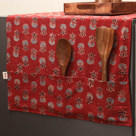 Handmade fridge top cover with multiple pockets 37