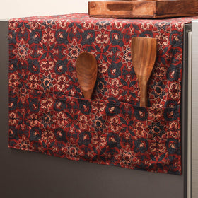Handmade fridge top cover with multiple pockets 38