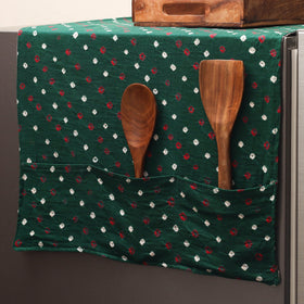 Handmade fridge top cover with multiple pockets 40