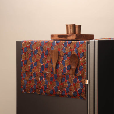 Handmade fridge top cover with multiple pockets 42