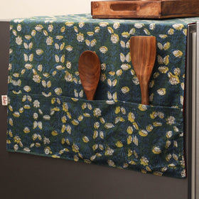 Handmade fridge top cover with multiple pockets 44