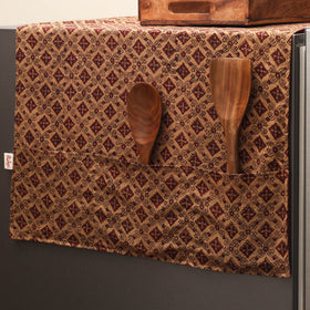 Handmade fridge top cover with multiple pockets 47