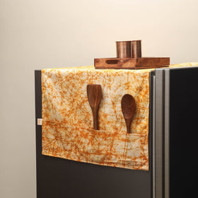 Handmade fridge top cover with multiple pockets 48