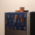 Handmade fridge top cover with multiple pockets 48
