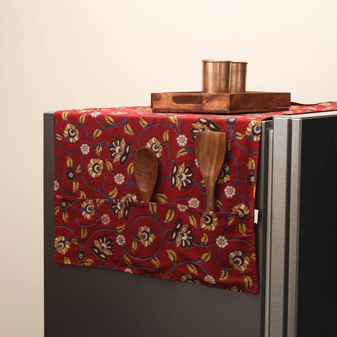 Handmade fridge top cover with multiple pockets 49