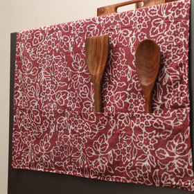 Handmade fridge top cover with multiple pockets 51