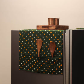 Handmade fridge top cover with multiple pockets 55