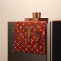 Handmade fridge top cover with multiple pockets 58