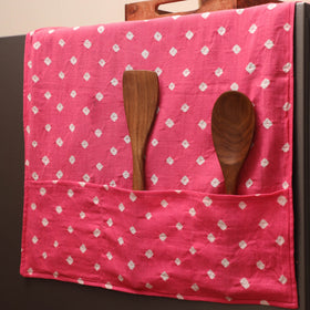 Handmade fridge top cover with multiple pockets 61