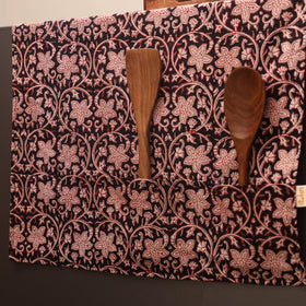 Handmade fridge top cover with multiple pockets 62