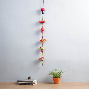  Handmade Frog Toadstool Hanging With Bell l iTokri.com 