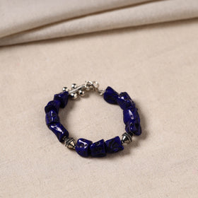 Handmade german silver beaded bracelet 06 - handcrafted