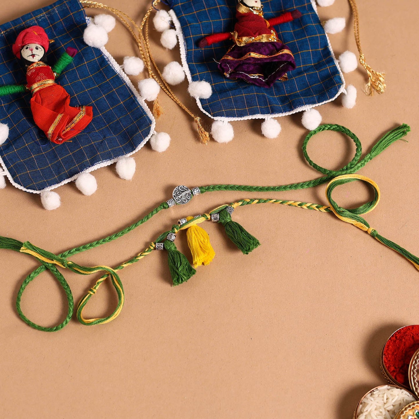 Handmade German Silver Bhaiya Bhabhi (Assorted)