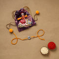 Handmade german silver rakhi 03 - handcrafted