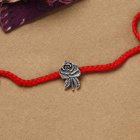 Handmade german silver rakhi 08 - handcrafted