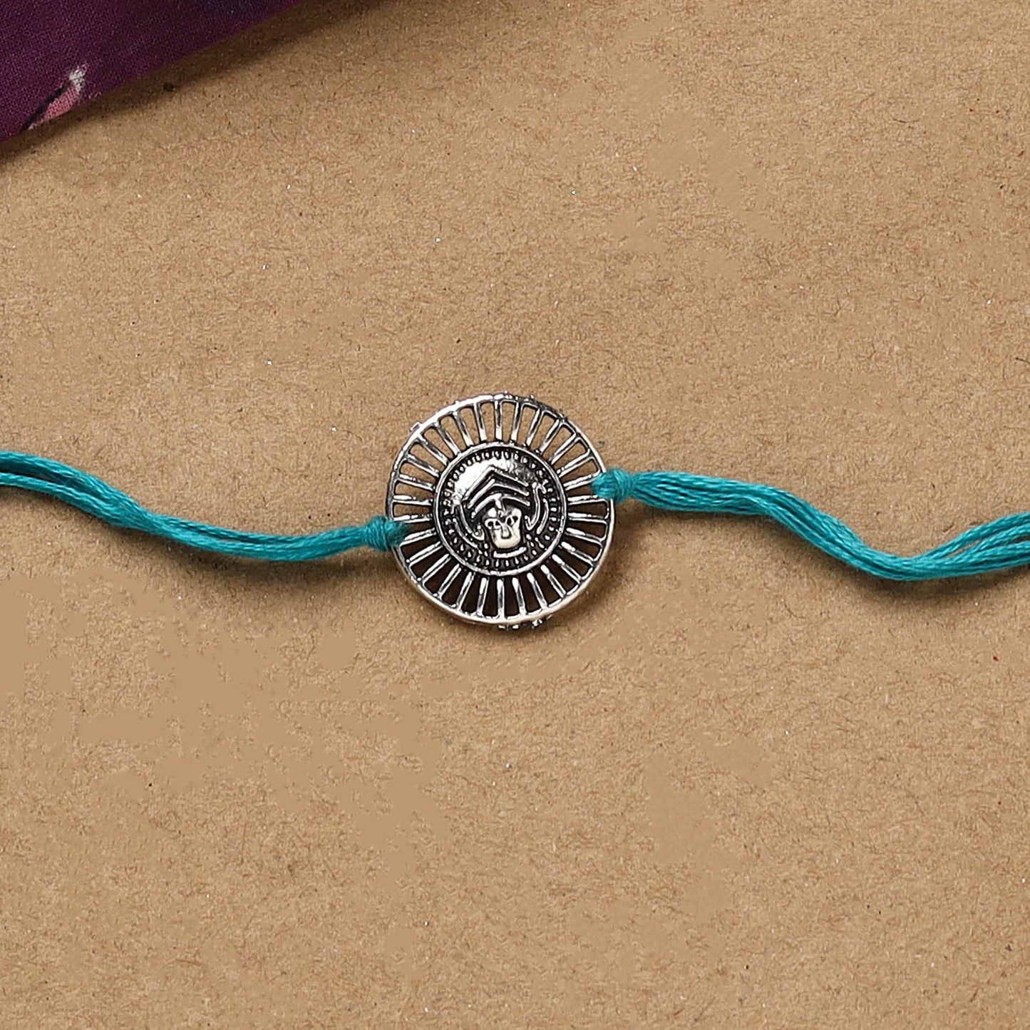 Handmade german silver rakhi 12 - handcrafted