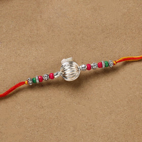 Handmade german silver rakhi 15 - handcrafted
