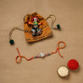 Handmade german silver rakhi 15 - handcrafted