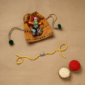 Handmade german silver rakhi 17 - handcrafted