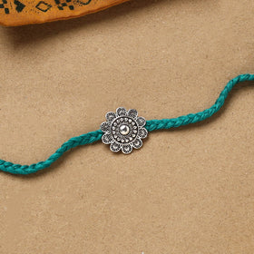 Handmade german silver rakhi 20 - handcrafted