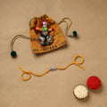 Handmade german silver rakhi 21 - handcrafted
